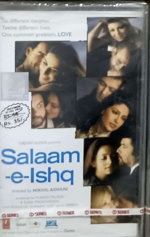 Salam- E- Ishq Hindi Bollywood Audio Cassette By T Series ( Unused)