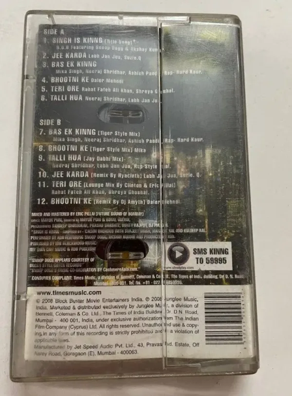 Singh Is King – Sealed Audio Cassette - Image 2